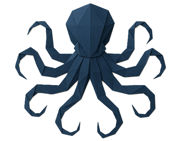 Kraken Origami Navy
